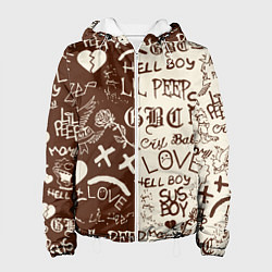 Женская куртка Lil peep retro pattern