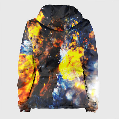 Женская куртка Космическая абстракция / 3D-Черный – фото 2