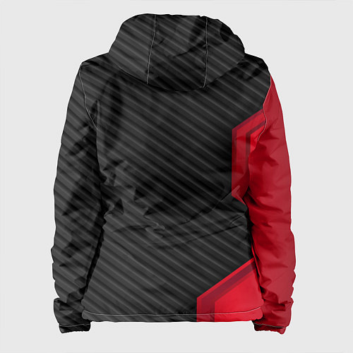 Женская куртка FIAT текстура метал / 3D-Черный – фото 2