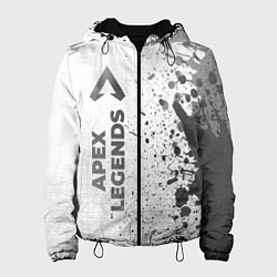 Куртка с капюшоном женская Apex Legends - white gradient по-вертикали, цвет: 3D-черный
