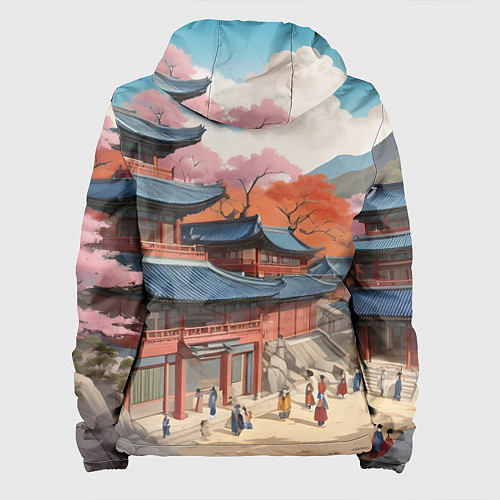 Женская куртка Чосон иллюстрация / 3D-Черный – фото 2