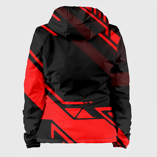 Женская куртка Ведьмак геометрия / 3D-Черный – фото 2