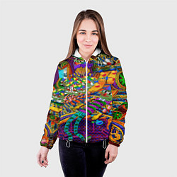 Куртка с капюшоном женская Pepe mem optacal, цвет: 3D-белый — фото 2