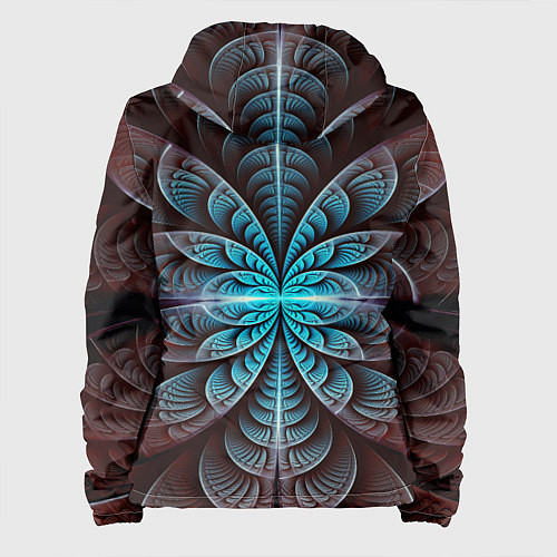 Женская куртка Оптический узор психоделика / 3D-Черный – фото 2