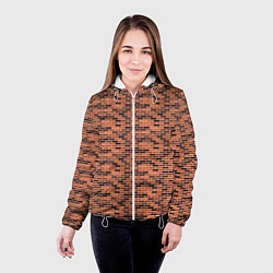 Куртка с капюшоном женская Лофт, цвет: 3D-белый — фото 2