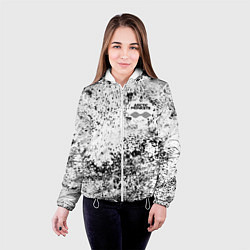 Куртка с капюшоном женская Arctic Monkeys - Графический хаос, цвет: 3D-белый — фото 2