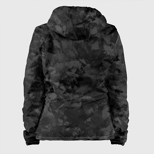 Женская куртка Arctic Monkeys - серый тайдай / 3D-Черный – фото 2