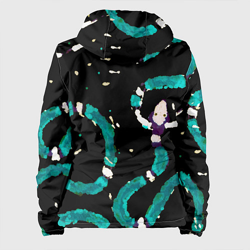 Женская куртка Змейки на охоте / 3D-Черный – фото 2