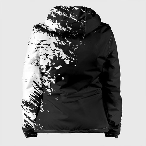 Женская куртка Portal краски черно белый / 3D-Черный – фото 2