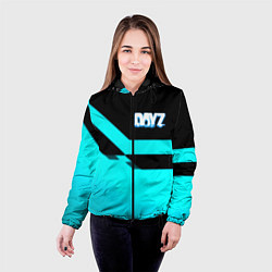 Куртка с капюшоном женская Dayz geometry, цвет: 3D-черный — фото 2