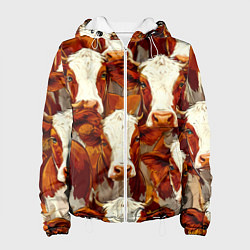 Женская куртка Рыжие коровки