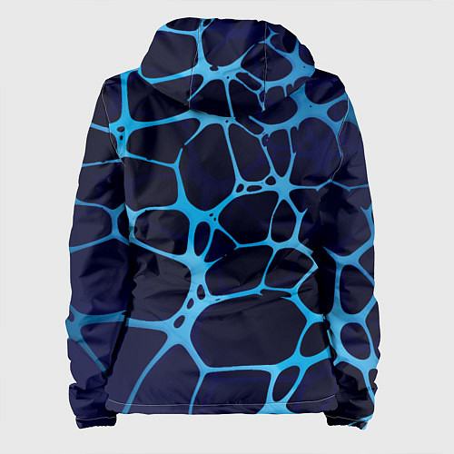 Женская куртка Aqua - абстракция / 3D-Черный – фото 2