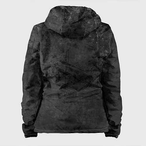 Женская куртка Абстракция - dark grunge break / 3D-Черный – фото 2