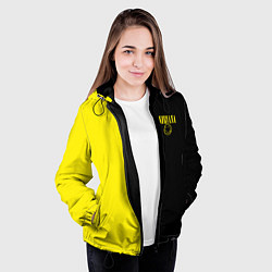 Куртка с капюшоном женская Нирвана два цвета, цвет: 3D-черный — фото 2