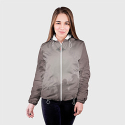 Куртка с капюшоном женская Лавры, цвет: 3D-белый — фото 2