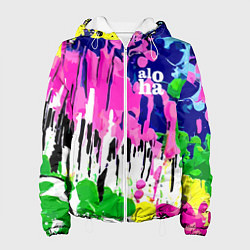 Женская куртка Colorful abstraction - aloha