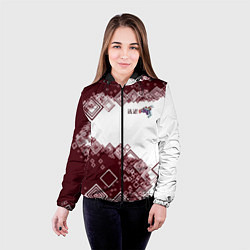 Куртка с капюшоном женская Сноуборд горы зовут, цвет: 3D-черный — фото 2