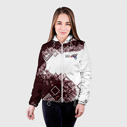 Куртка с капюшоном женская Снуоборд, цвет: 3D-белый — фото 2