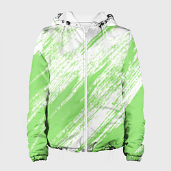 Куртка с капюшоном женская Light green, цвет: 3D-белый