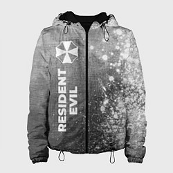 Куртка с капюшоном женская Resident Evil - grey gradient по-вертикали, цвет: 3D-черный