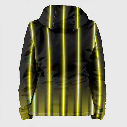 Женская куртка Neon yellow / 3D-Черный – фото 2