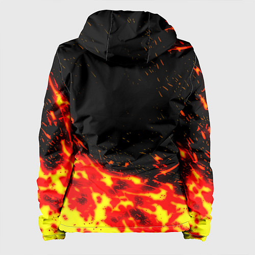 Женская куртка Doom огненное лого / 3D-Черный – фото 2