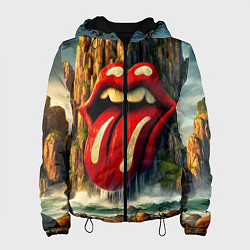 Куртка с капюшоном женская Rolling Stones - sea rocks, цвет: 3D-черный