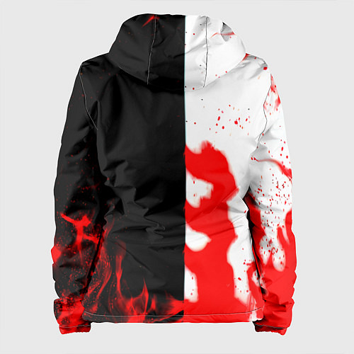 Женская куртка Ведьмак огненный / 3D-Черный – фото 2