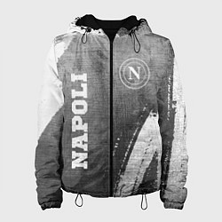 Куртка с капюшоном женская Napoli - grey gradient вертикально, цвет: 3D-черный