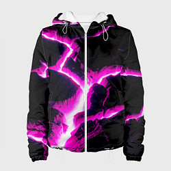 Куртка с капюшоном женская Color pink black, цвет: 3D-белый