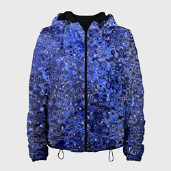 Женская куртка Синий ультрамарин абстрактная текстура