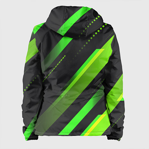 Женская куртка Color black green / 3D-Черный – фото 2