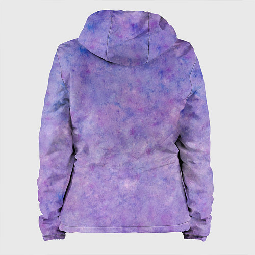 Женская куртка Уличный фиолетовый фонарь / 3D-Черный – фото 2