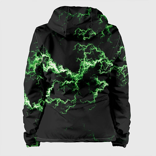 Женская куртка Lightning green glow / 3D-Черный – фото 2