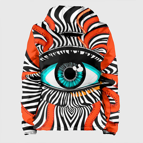 Женская куртка Глаз / 3D-Черный – фото 2
