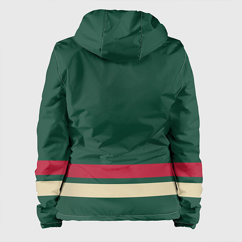 Женская куртка Миннесота Уайлд хоккей / 3D-Черный – фото 2