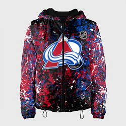 Куртка с капюшоном женская Colorado Avalanche NHL black, цвет: 3D-черный