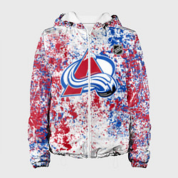 Куртка с капюшоном женская Colorado Avalanche NHL white, цвет: 3D-белый