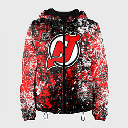 Куртка с капюшоном женская New Jersey Devils NHL black, цвет: 3D-черный
