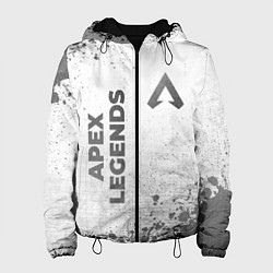 Куртка с капюшоном женская Apex Legends - white gradient вертикально, цвет: 3D-черный