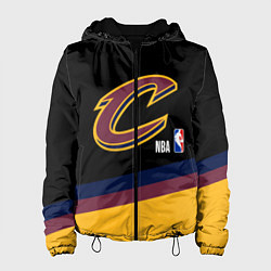 Куртка с капюшоном женская Cleveland Cavaliers NBA basketball, цвет: 3D-черный