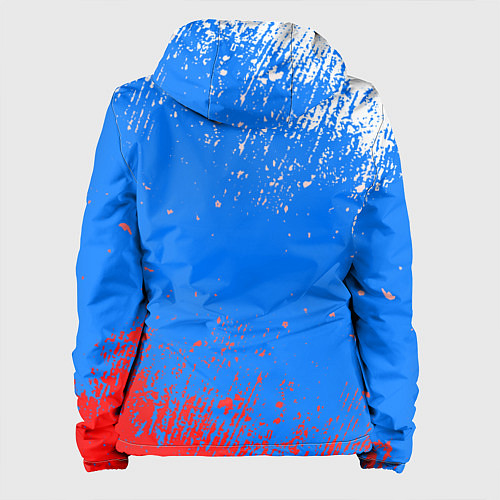 Женская куртка Патриот - флаг / 3D-Черный – фото 2