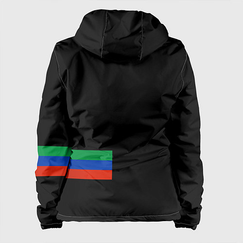 Женская куртка Dagestan republic / 3D-Черный – фото 2