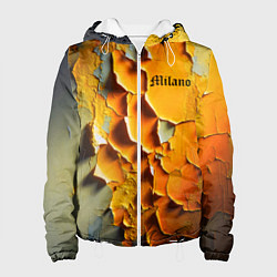 Куртка с капюшоном женская Peeling plaster - Milano, цвет: 3D-белый