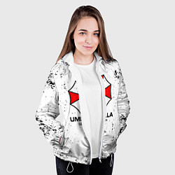 Куртка с капюшоном женская Umbrella - white dirt, цвет: 3D-белый — фото 2
