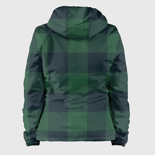 Женская куртка Дождевой лес тартан ирландский / 3D-Черный – фото 2