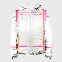Женская куртка Neon white orange pink