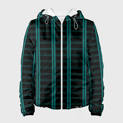 Женская куртка Color blue dark stripe