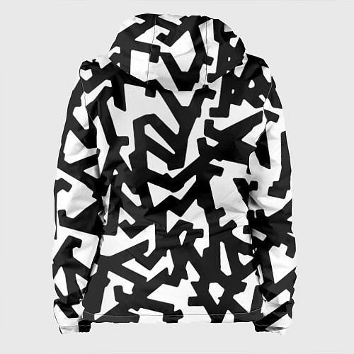 Женская куртка Doom x half life pattern / 3D-Черный – фото 2