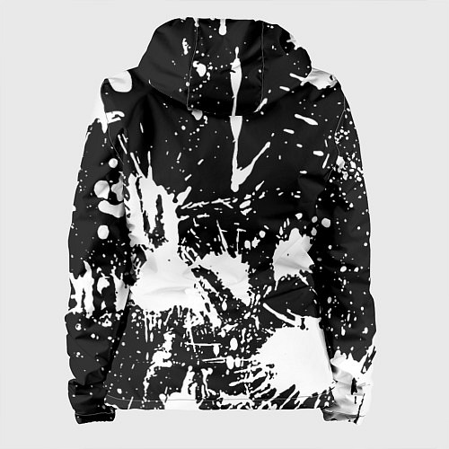 Женская куртка Doom белые краски / 3D-Черный – фото 2